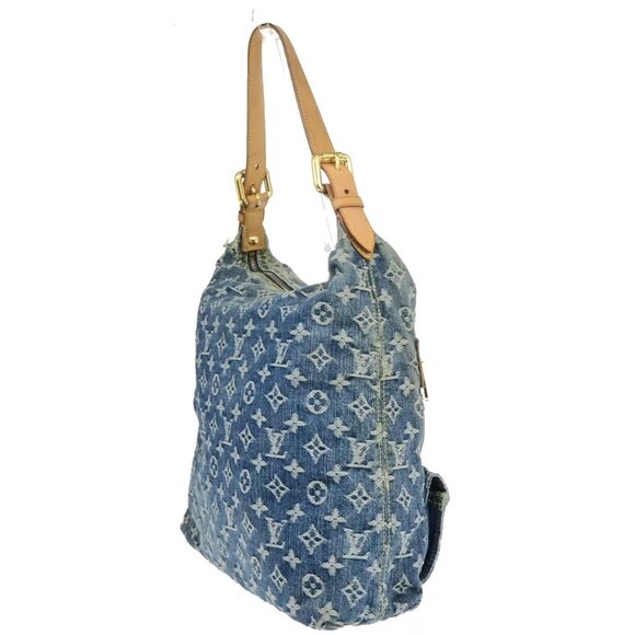 LOUIS VUITTON Buggy GM Shoulder Bag Monogram Denim Leather Blue M95048 25SJ587 - Picture 8 of 15